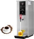 Step-Heating Commercial Hot Water Dispenser, 25L Countertop Hot Water Dispenser Electric Commercial Boiling Water Machine for Tea Coffee Shop Dessert Shop Hotel,Silver