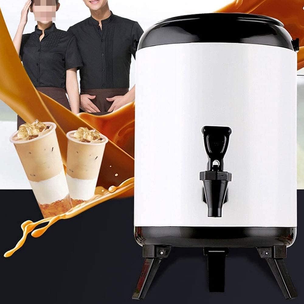 Beverage Dispenser with Tap, Insulated Hot Water Dispenser, 8L/10L Capacity for Coffee, Juice, Tea, Cider, Milk - Ideal for Parties and Buffets, Double Wall Design