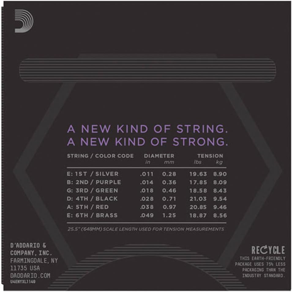 D'Addario NYXL Electric Guitar Strings Medium 11-49 (12 Pack Bundle)