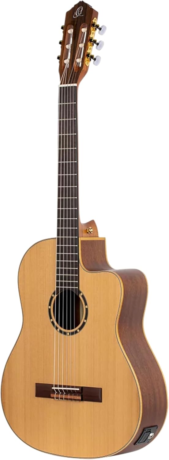 Family Series Pro Solid Top Slim Neck Acoustic-Electric Nylon Classical Guitar w/Bag