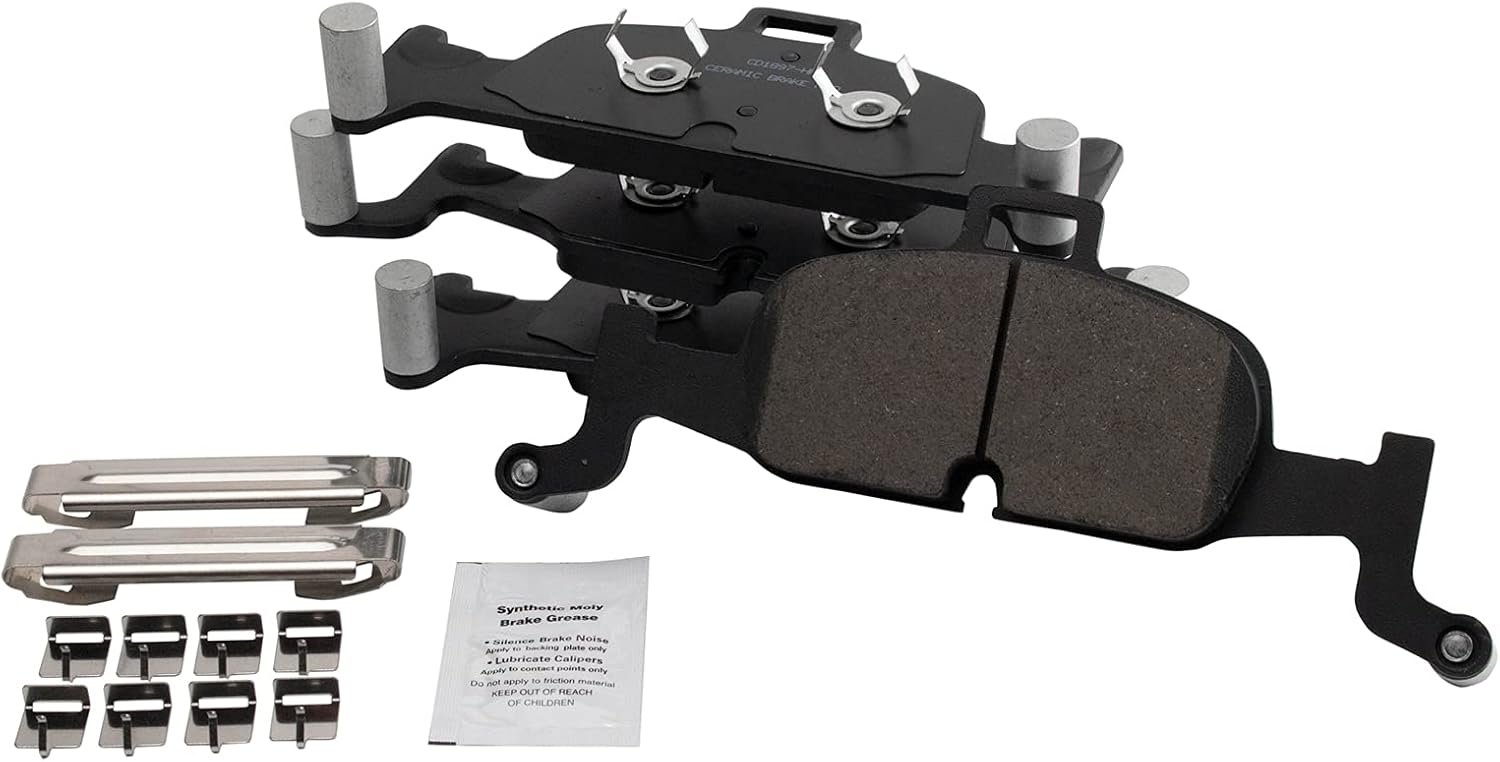 TRQ Front Ceramic Brake Pad and Rotor Set Compatible with 2017-2018 Audi A4 338mm Front Rotors 2017-2019 A4 allroad 2017-2018 A4 Quattro 2018-2019 A5 Quattro 2018-2019 A5 Sportback 2018 Q5