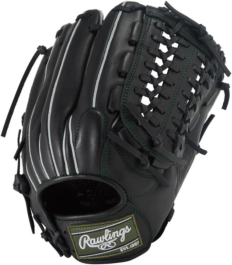 Rawlings Baseball Glove Soft Hyper TECH R2G GR5FHTN65 All-Around Black 11.75' *for Left Throwing