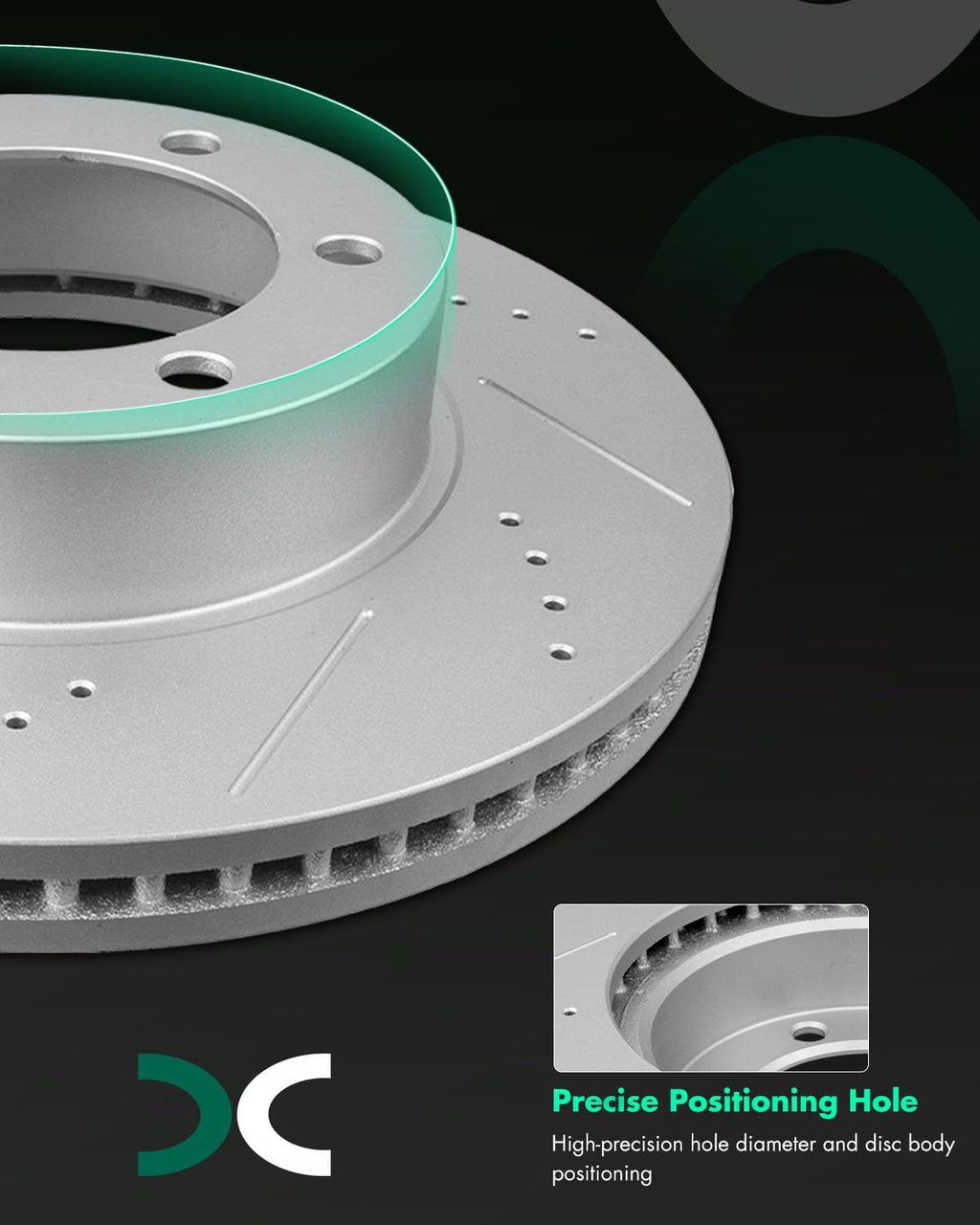 SCITOO Front 12.55' Brake Pads and Rotors Kits Fit For Toyota For Sequoia 2001-2007,For Toyota For Tundra 2000-2006