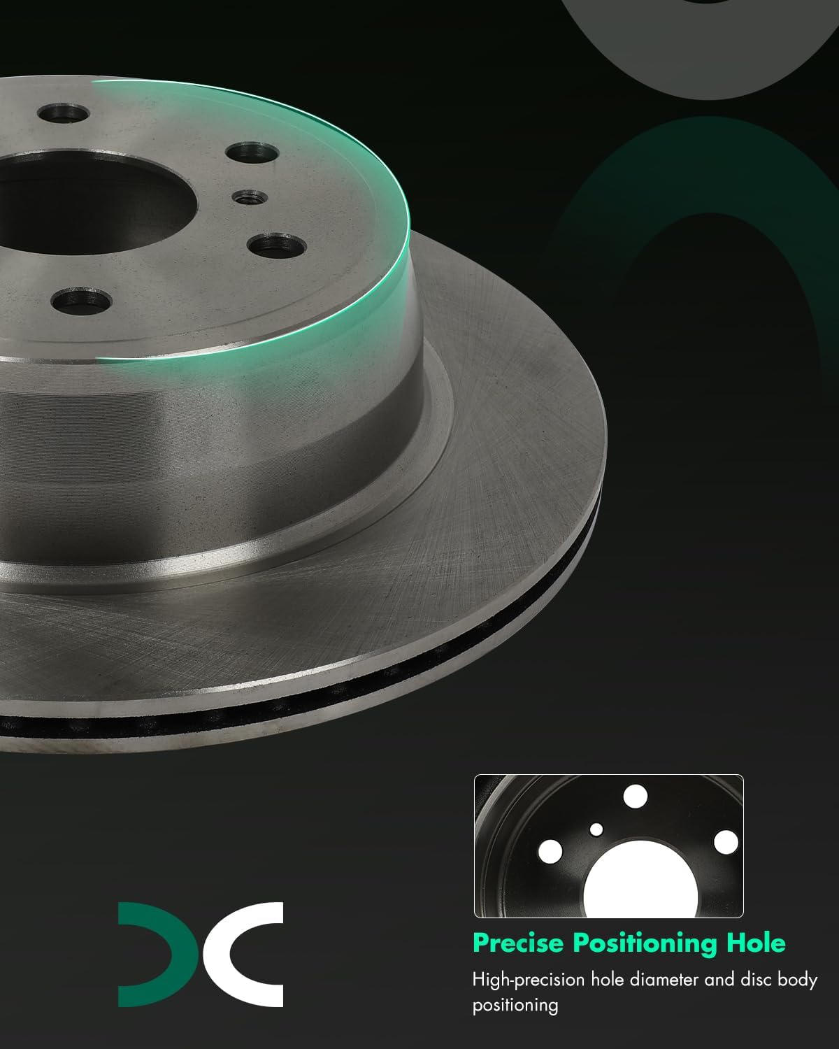 SCITOO - Brake Kits For Cadillac For Escalade,For Escalade ESV,For Silverado 1500,For Suburban,For Tahoe,For Yukon,For Yukon XL Rear Disc Brake Rotors and Ceramic Brakes Pads: 55133;D1707-8930