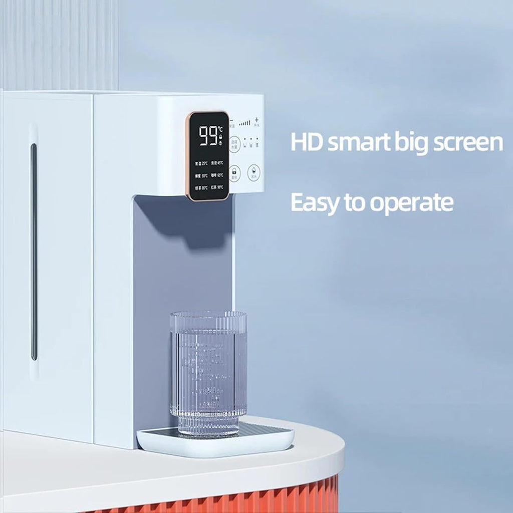 Water Dispenser 3s Instant Heating Water Dispenser Electric Pump 2000W Fast Heat Dispensador Bottle 3L Smart Kettle(White)