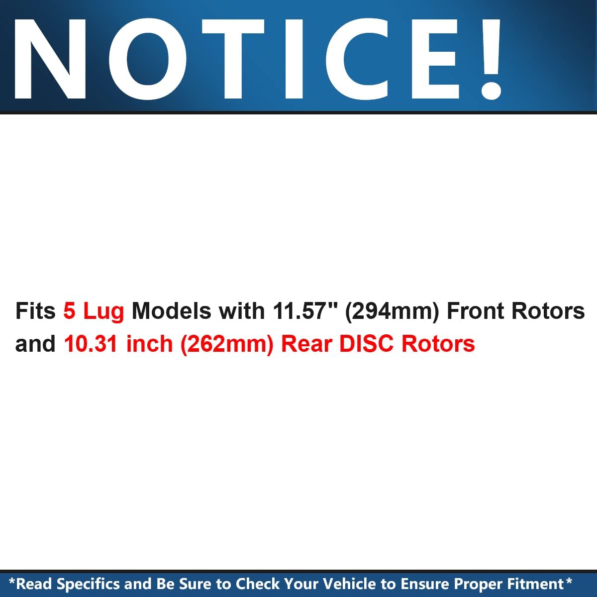 Detroit Axle - Brake Kit for Dodge Avenger Caliber Jeep Patriot Compass Chrysler 200 Sebring Replacement Disc Brake Rotors Ceramic Brakes Pads 5 Lugs: 11.57' inch Front and 10.31' inch Rear Rotors