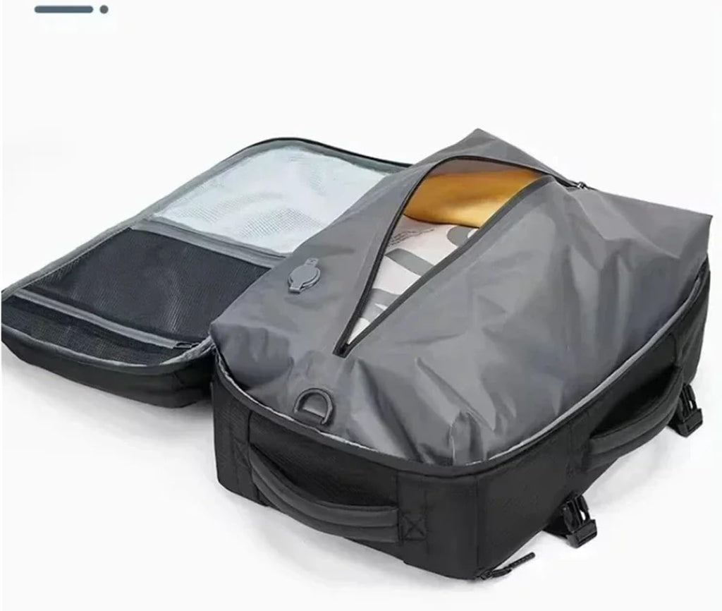 Vacuum Bags For Travel Backpack For Men Compression Waterproof 16 Inch Laptop Business Bag Expandable Luggage