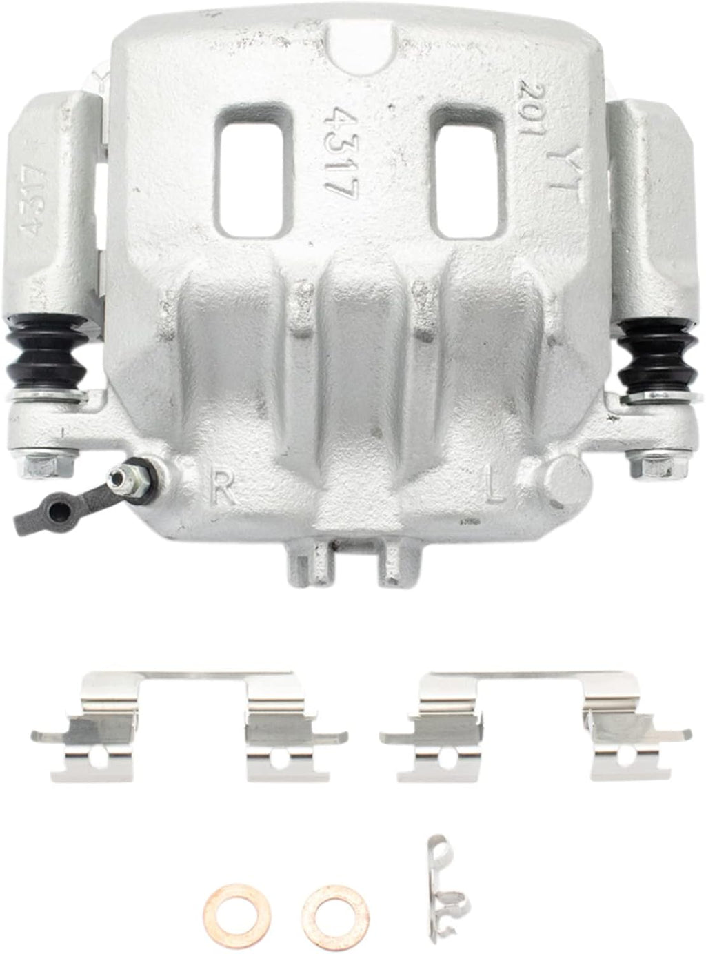 TRQ Front Brake Pad and Rotor Set Ceramic Calipers Compatible with 1998-2002 Subaru Forester 1997-2002 Legacy 1998-2001 Impreza 2000 Outback