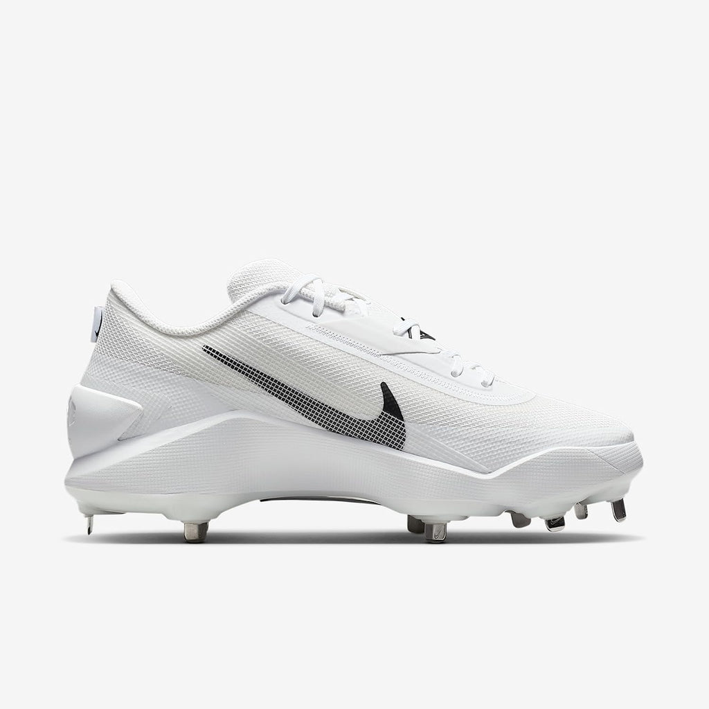 Nike Diamond Showcase MTL Baseball Cleats (White/Black)