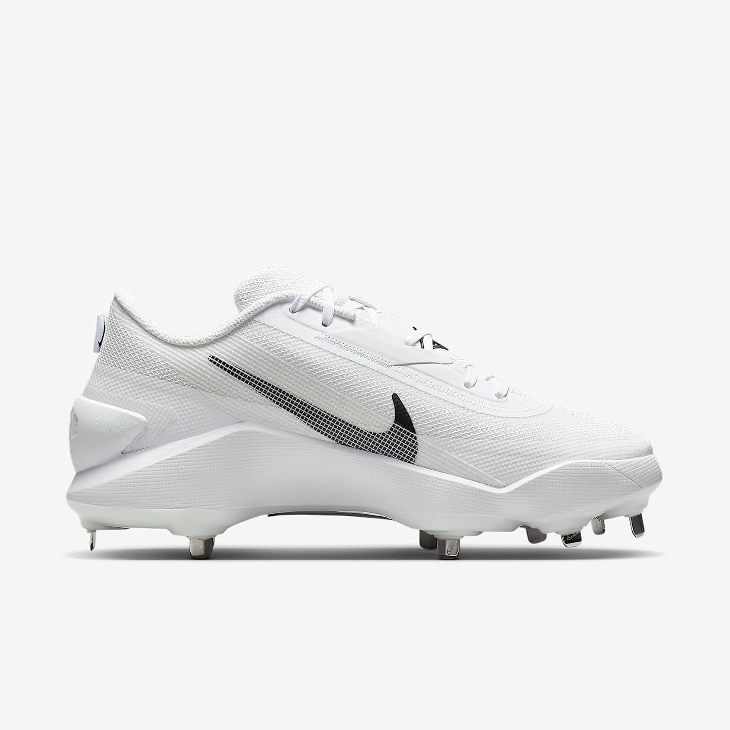 Nike Diamond Showcase MTL Baseball Cleats (White/Black)