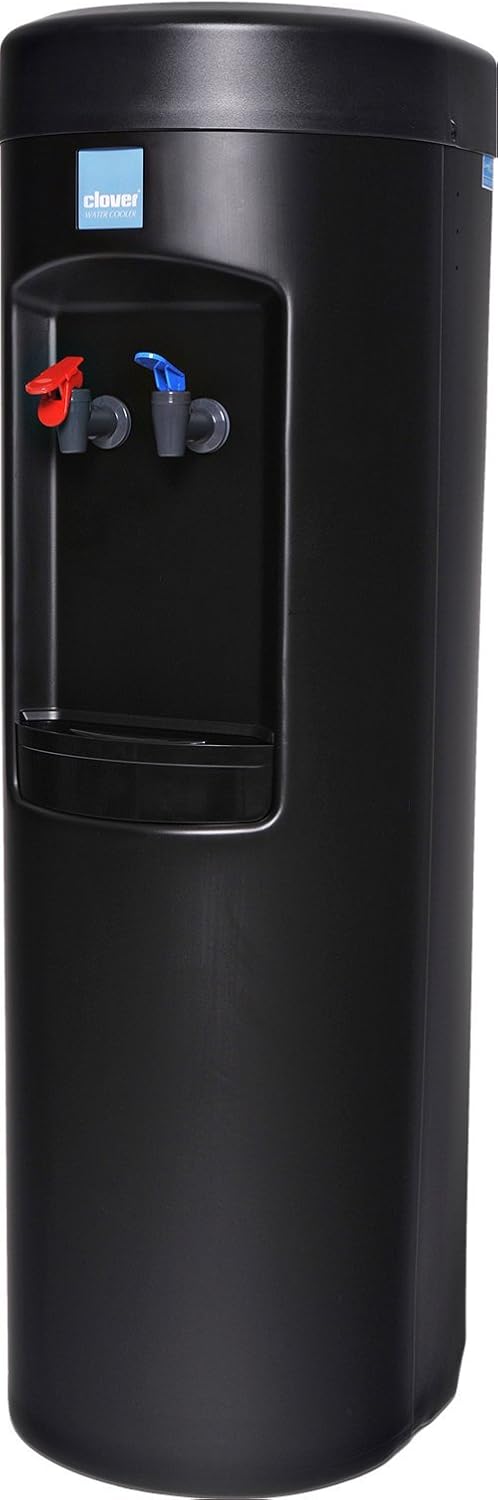 Clover D7A Water Dispenser -Hot and Cold, Bottleless with Install Kit -Black