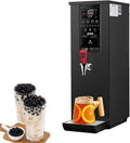 3000W Commercial Hot Water Dispenser Countertop, Energy-Saving Stainless Steel Water Boiler, 104°F-212°F for Boba Tea Office Restaurant Hotel,Black