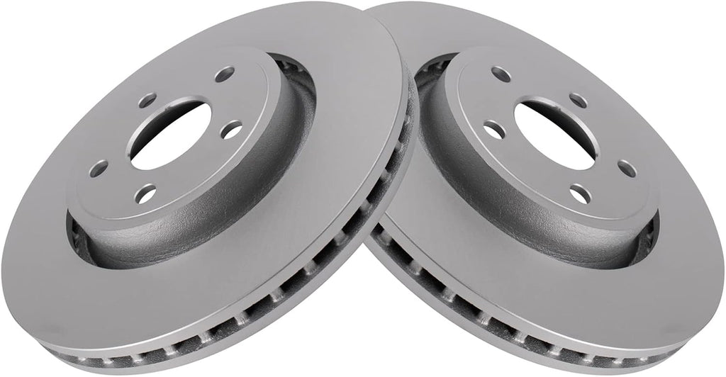 TRQ Front Brake Pad and Rotor Set Ceramic G Coated Vented Rotors Compatible with 2012-2020 Jeep Grand Cherokee Dodge Durango