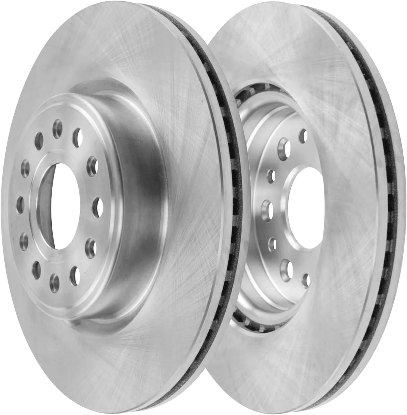 Detroit Axle - Brake Kit for 2019-2025 Ram 1500 Disc Brake Rotors Ceramic Brakes Pads with Hardware 2020 2021 2022 2023 2024 Replacement : 14.88' inch Front and 14.76' inch Rear Rotor