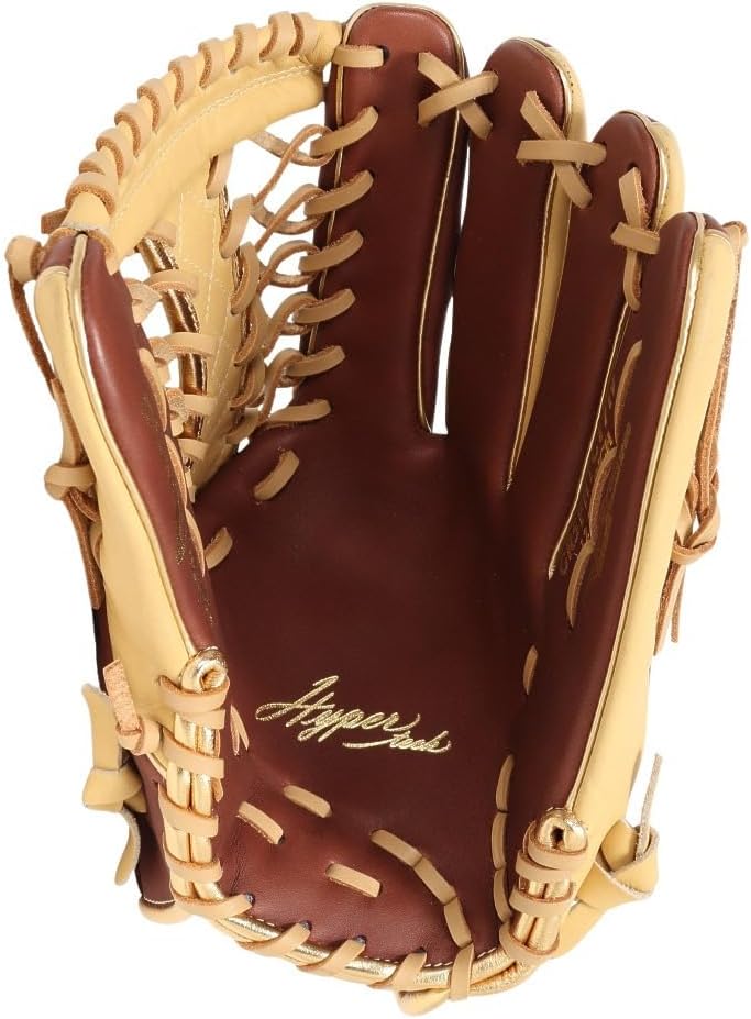 Rawlings Baseball Glove Soft Hyper TECH Color SYNC GR5FHTCY719 Outfielder Brown/Camel 12.75' *for Right Throwing