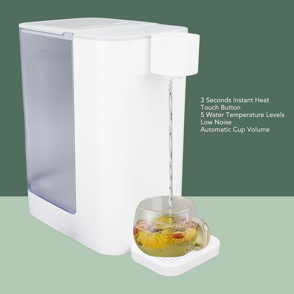 ZJchao Hot Water Dispenser, Electric Kettle 2.8L Large Capacity 5 Temperature Settings 3s Quick Heating with Dual Speed Technology Nano Heater for Home Office Hotel (US Plug 110V)
