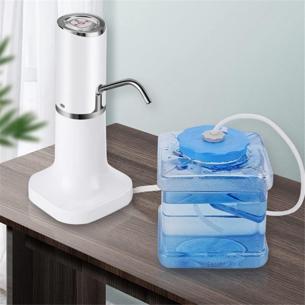 Home Automatic Water Dispenser Hand Press Pump Charging Intelligent Electric Bottled Drinking(Gray)