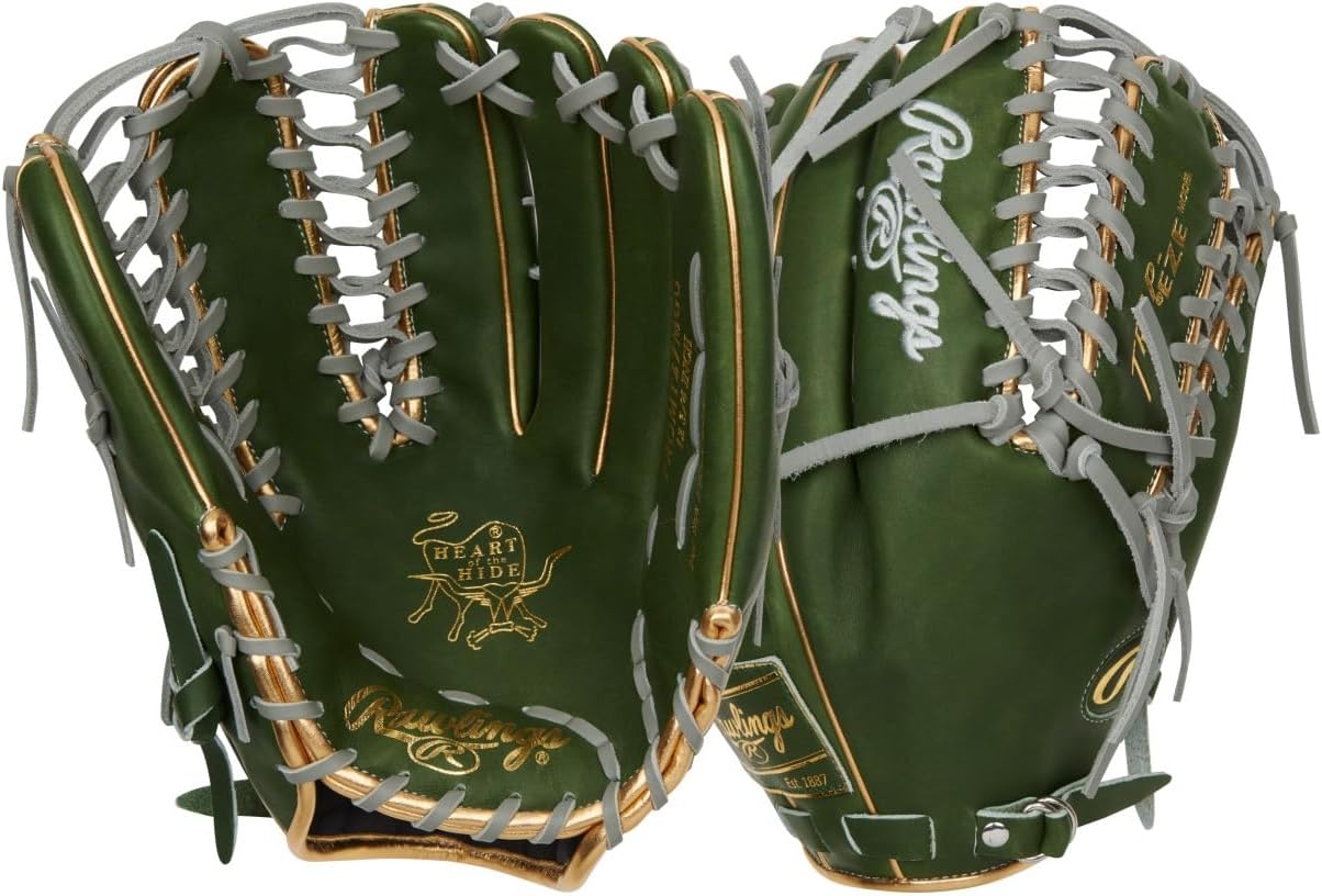 2024 Rawlings September 12.75' Outfield Baseball Glove: MT27 Pattern, Heart of the Hide Leather