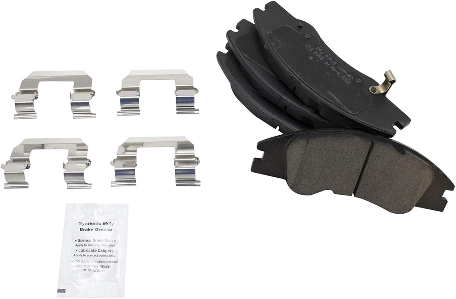 TRQ Front Ceramic Brake Pad and Rotor Set Compatible with 2005-2009 Kia Spectra 2005-2009 Kia Spectra5 2004 Spectra L4 2.0L