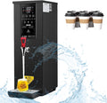 Hot Water Dispenser Countertop 25L, 3000W Water Boiler for Hot Drinks, LCD Touch Screen, for Coffee Tea Restaurant Office,Black