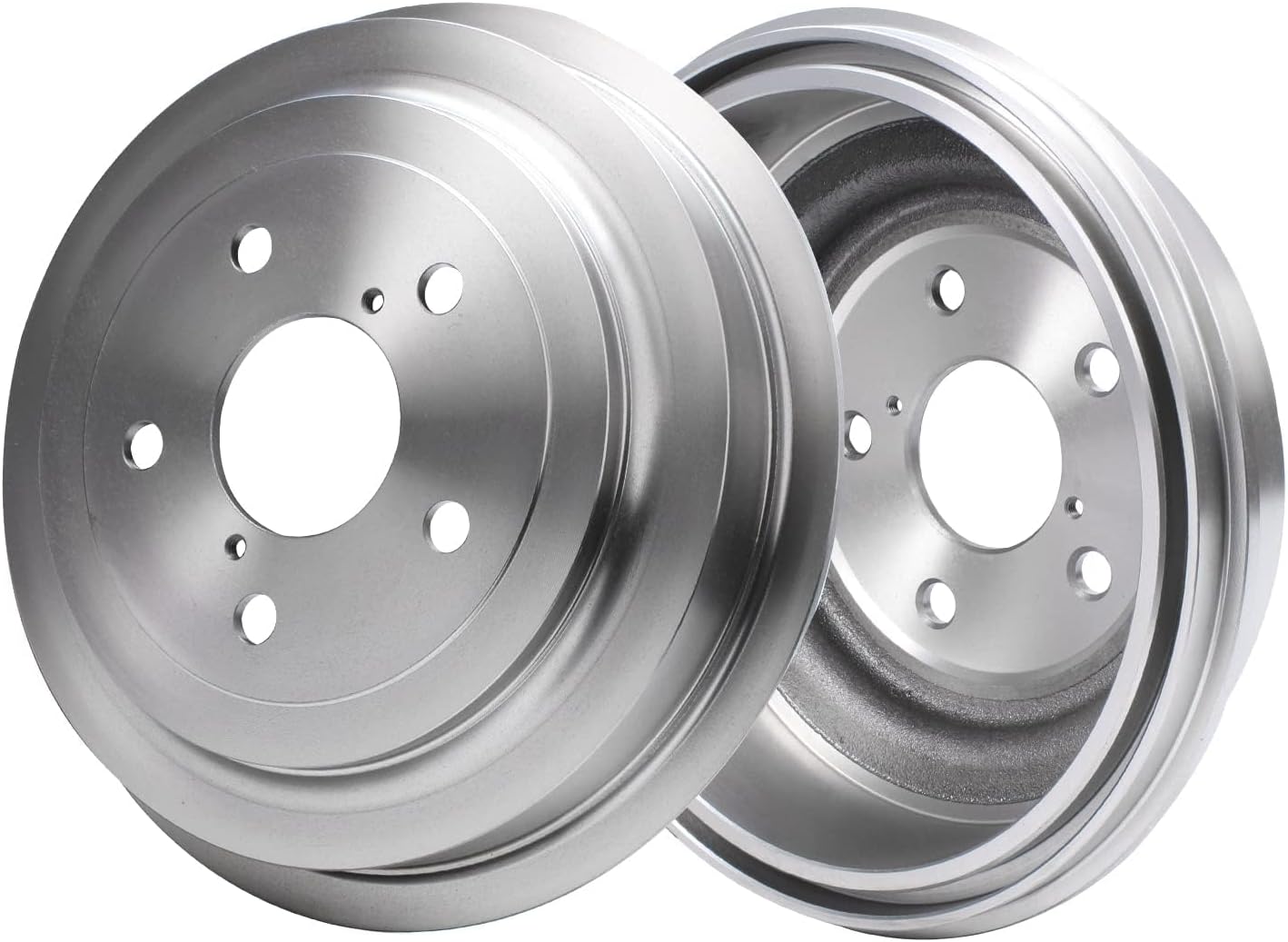 Detroit Axle - 8pc Brake Kit for Dodge Dakota Mitsubishi Raider Ram Dakota, 12.28' inch Front Disc Brakes Rotors Ceramic Brake Pads, Rear Brake Drums Brake Shoes Replacement