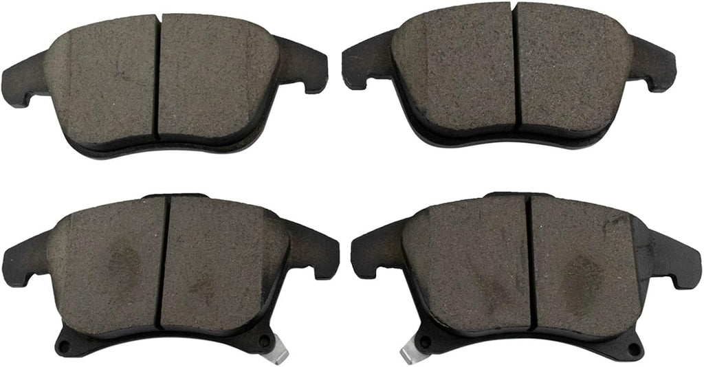 TRQ Front Brake Pad and Rotor Set Ceramic G Coated Vented Rotors Compatible with 2013-2020 Ford Fusion 2013-2016 Lincoln MKZ