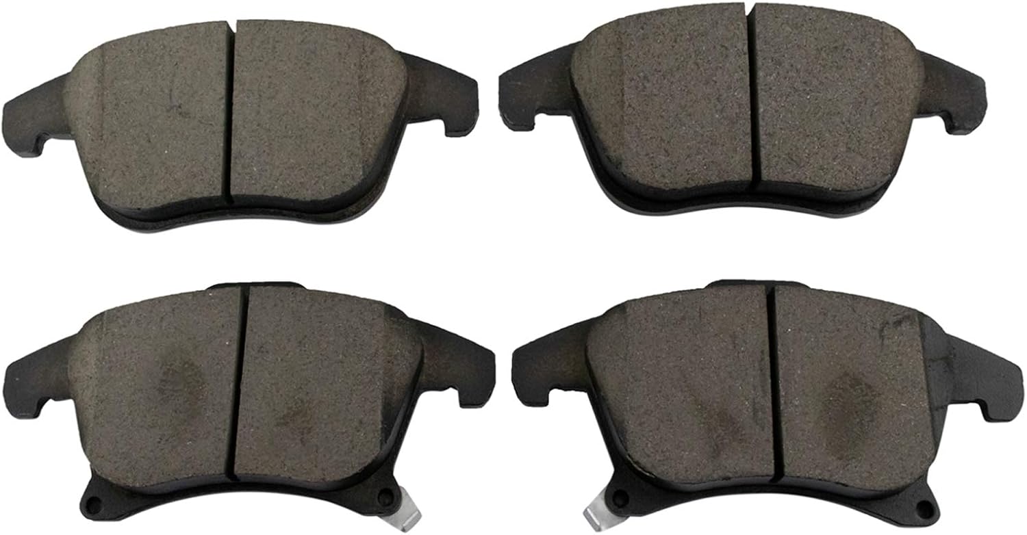 TRQ Front Brake Pad and Rotor Set Ceramic G Coated Vented Rotors Compatible with 2013-2020 Ford Fusion 2013-2016 Lincoln MKZ