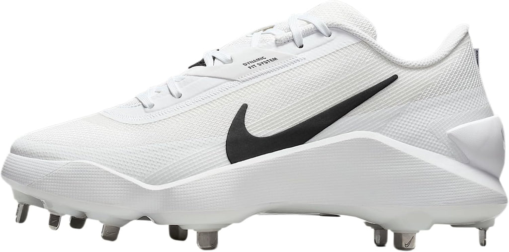 Nike Diamond Showcase MTL Baseball Cleats (White/Black)