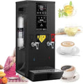 Commercial Instant Water Dispenser, 3000 w Desktop Electric Hot Water Boiler, 60°C to 100°C Adjustable, Automatic Hot Water Pot Digital Control Panel/Auto Temperature Control Black