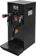 Water Boiler Eletric Commercial Hot Water Dispenser Countertop 3.2 Gal Black Automatic 3000W Rapid Heating for Tea Boba Tea Milk Tea Restaurant Hotel