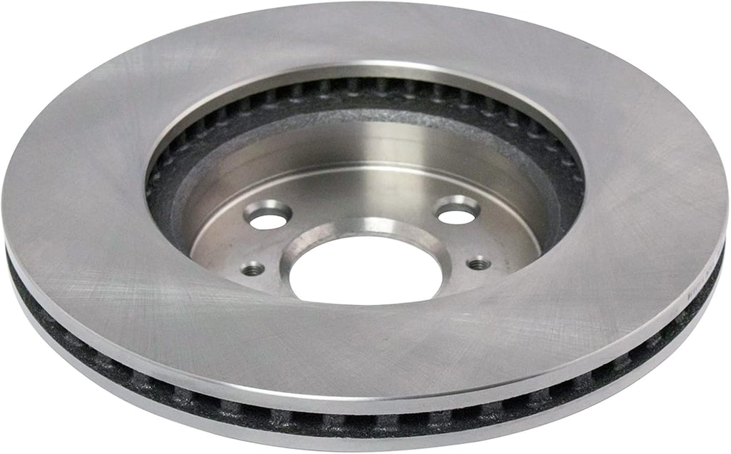 TRQ Front Brake Pad and Rotor Set Ceramic Vented Rotors Compatible with 2013 Scion iQ