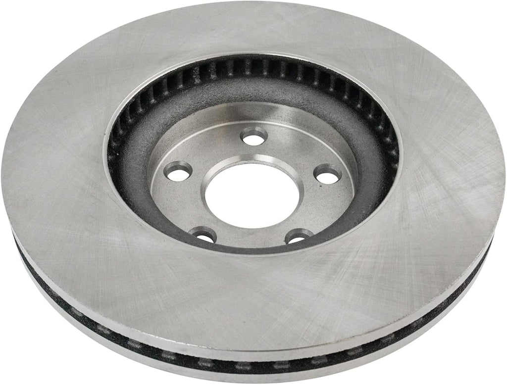 TRQ Front Brake Pad and Rotor Set Ceramic Vented Rotors Compatible with 2015-2020 Ford Edge
