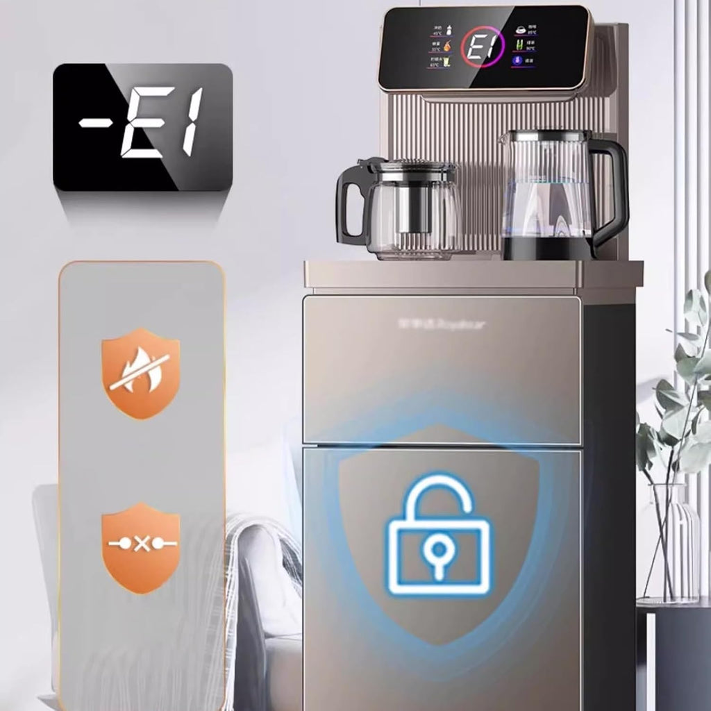 Hot and Cold Water Dispenser Vertical Intelligent Water Dispenser Household Bottom Mounted Water Bucket Multifunctional Automatic Bucket Water and Tea Bar Machine