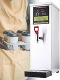 Automatic Hot Water Boiler, 2500 W Hot Water Dispenser, Adjustable Temperature, with Water Connection, Meet Daily and Commercial Boiling Water Supply Needs,Silver