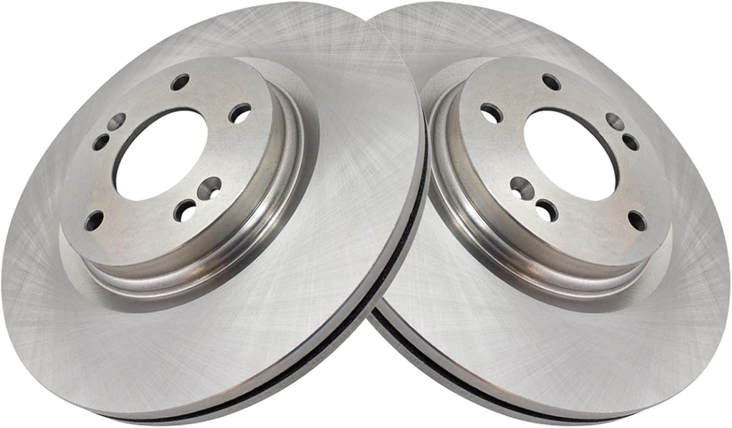 TRQ Front Ceramic Brake Pad and Rotor Set Compatible with 17-18 Hyundai Sonata Plug-In Hybrid 18-20 Kia Optima SX 19-21 Hyundai Kona SE All Wheel Drive 19-21 Veloster Turbo 17-18 Kia Soul