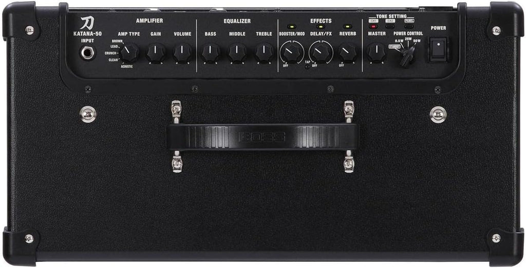 Boss KTN-50 12 Inch Katana 50W Combo Guitar Amplifier, Black
