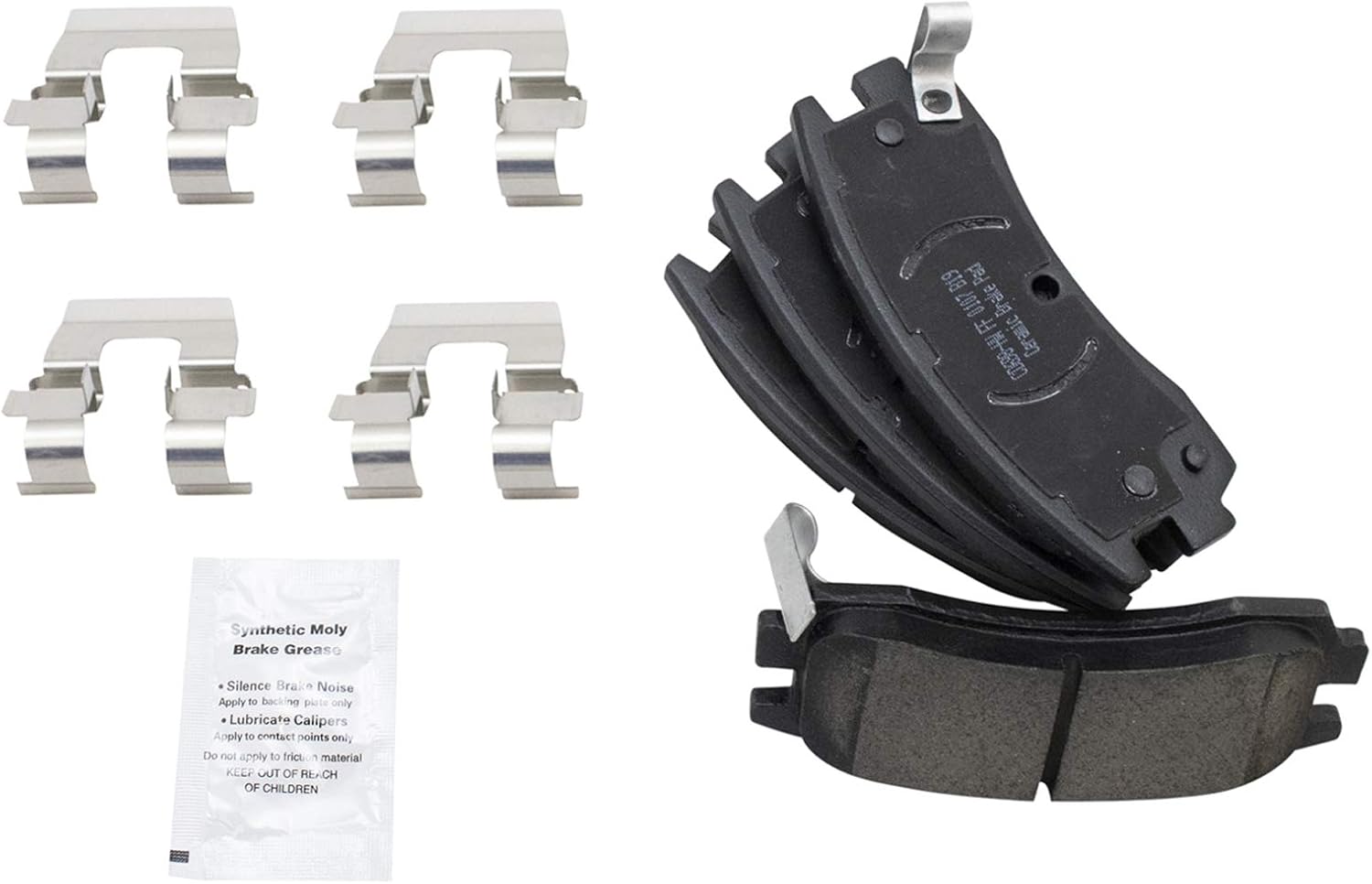 TRQ Front and Rear Brake Pad and Rotor Set Ceramic Compatible with 2002-2007 Buick Rendezvous