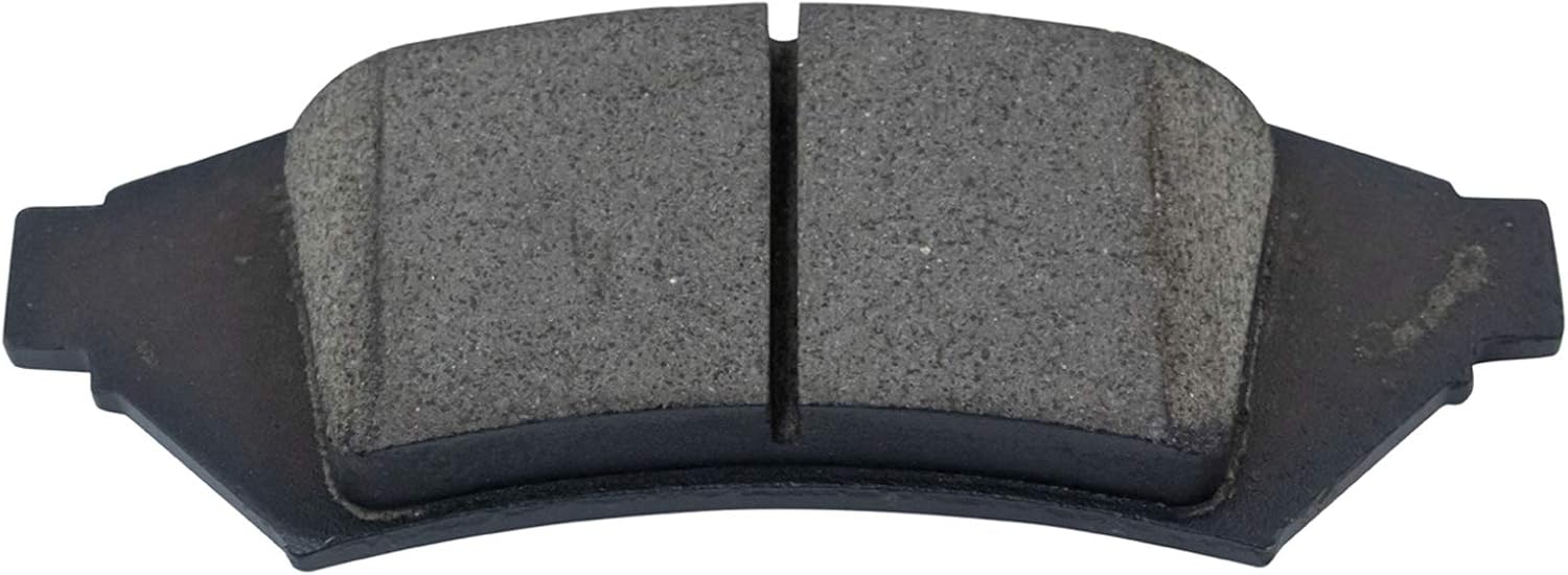 TRQ Front Brake Pad and Rotor Set Ceramic Coated Vented Rotors Compatible with 2004 Pontiac Grand Prix