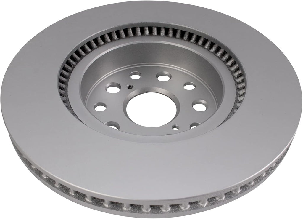 TRQ Front Brake Pad and Rotor Set Ceramic G Coated Vented Rotors Compatible with 2007-2017 Lexus LS460