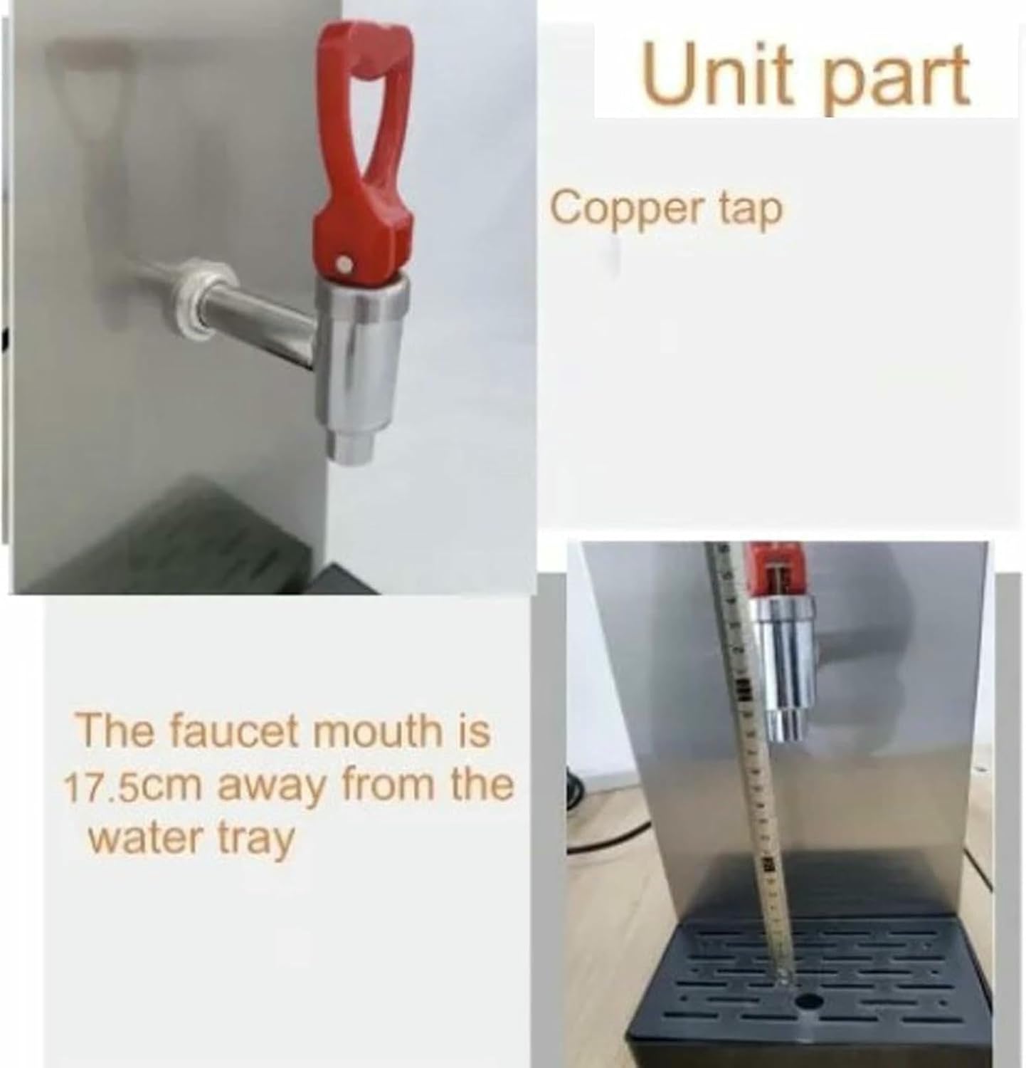 Water Boiler Eletric Commercial Hot Water Dispenser Countertop with Filter, Automatic Fast Heating for Restaurant, Home, Office