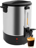Hot Water Dispenser, Electric Heat Preservation Bucket, 86-230℉ Temp Adjustable Stainless Steel Coffee Maker Hot Water Beverage Dispenser, 5.07Gal Commercial Coffee Urn Water Boiler and Warmer