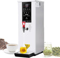 Commercial Hot Water Dispenser Boiler, 3000W Electric Catering Urn, Temperature Adjustable, 60L/H Large Output, Quick Brewing for Coffee, Tea, Milk, Hot Drinks White