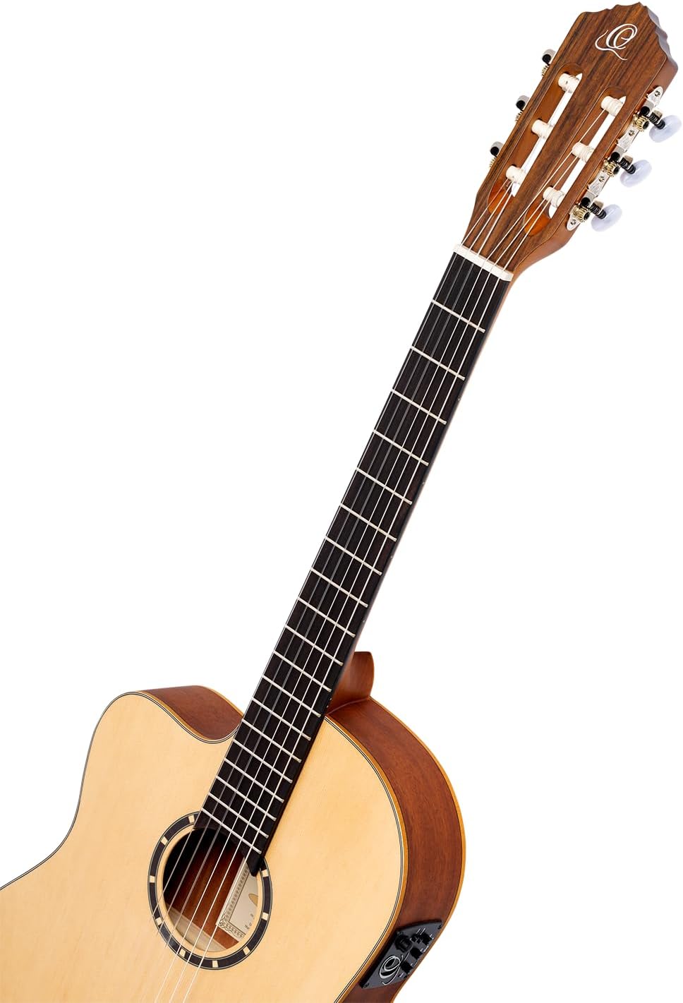 Family Series Thinline Acoustic-Electric Left-Handed Nylon Classical 6-String Guitar w/Bag