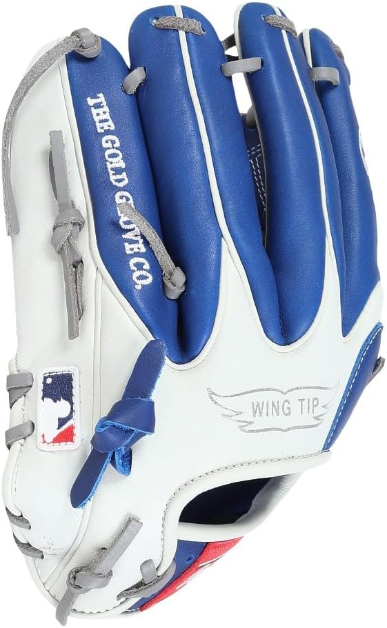 Rawlings Baseball Glove Soft Adult Hyper TECH MLB Team GR5HTMN55W Dodgers [All Fielders] Size 11.75 *Right Throw (Left Handed)