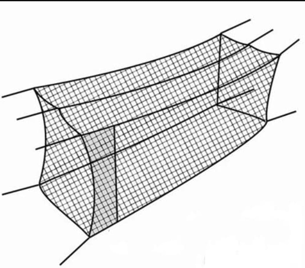 NET ONLY 10' Batting Cage Net ONLY HDPE (60PLY) with Door and Free BACKSTOP 10 x 12 x 30, 10 x 12 x 40 x 10 x 12 x 50, 10 x 12 x 60 Heavy Duty Baseball