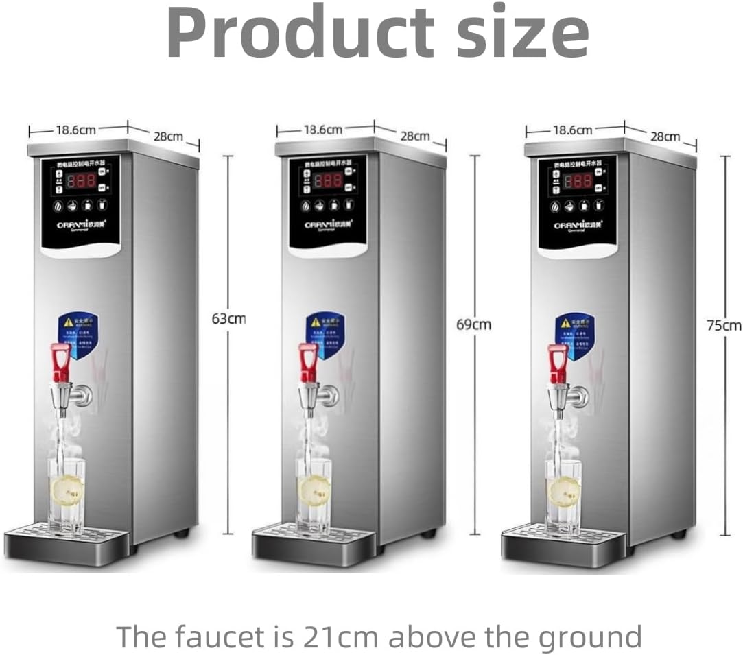 Water Boiler Eletric Commercial Hot Water Dispenser Countertop with Filter,Automatic Fast Heating for Restaurant,Home,Office (10L)