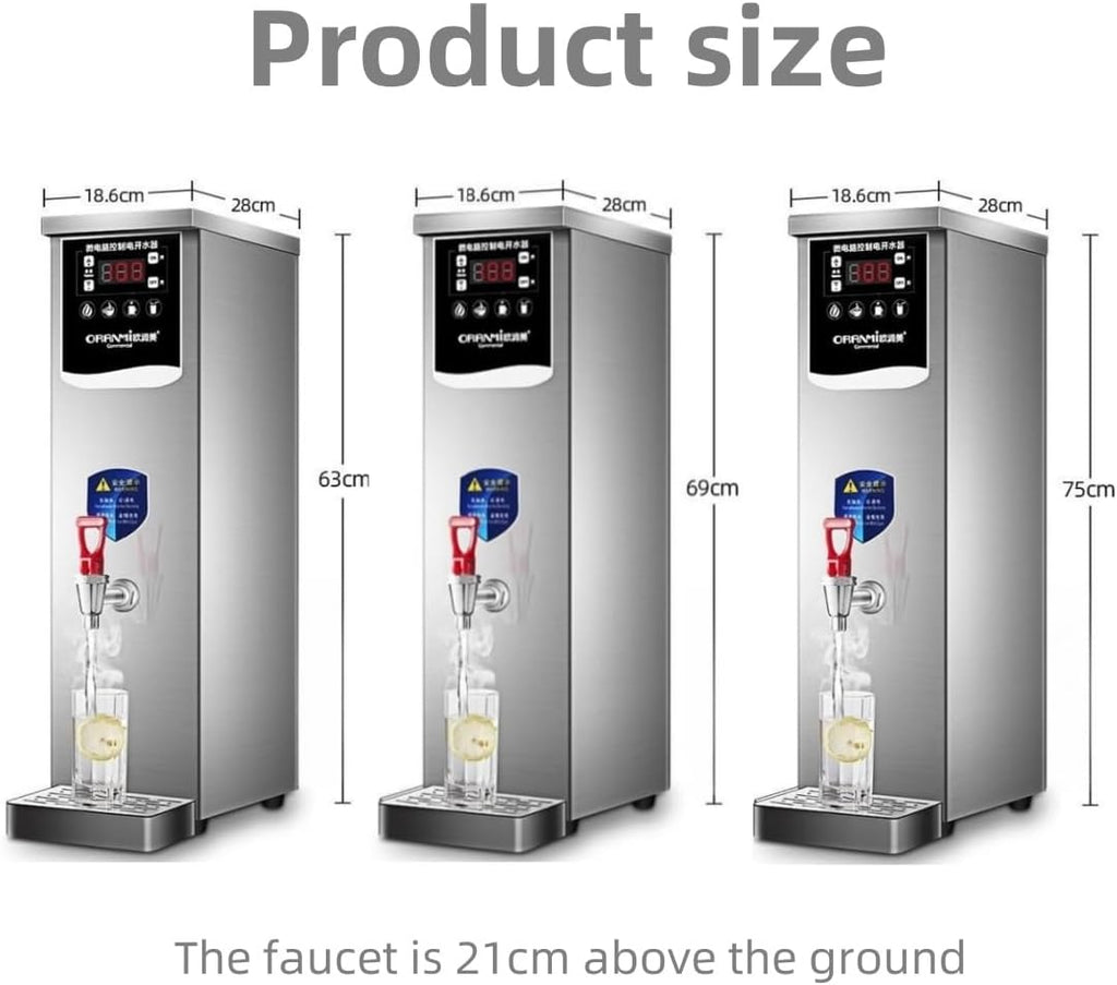 Water Boiler Eletric Commercial Hot Water Dispenser Countertop with Filter,Automatic Fast Heating for Restaurant,Home,Office (30L)