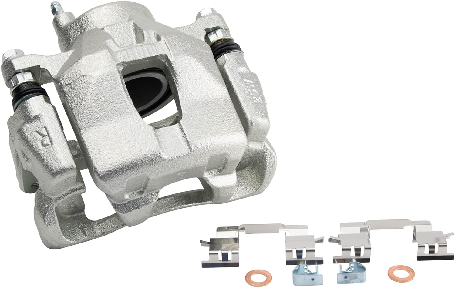 TRQ Front Brake Pad and Rotor Set Ceramic Rotors Calipers Compatible with 2005-2010 Scion tC 2000-2005 Toyota Celica