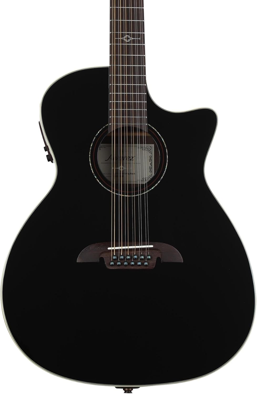 Alvarez AG70ce 12-string Acoustic-electric Guitar - Black
