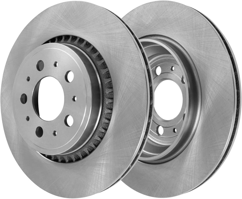 Detroit Axle - Brake Kit for 03-14 Volvo XC90, Disc Brake Rotors Brakes Pads 2003 2004 2005 2006 2007 2008 2009 2010 2011 2012 2013 2014 Replacement : 13.23' inch Front and 12.13' inch Rear Rotor